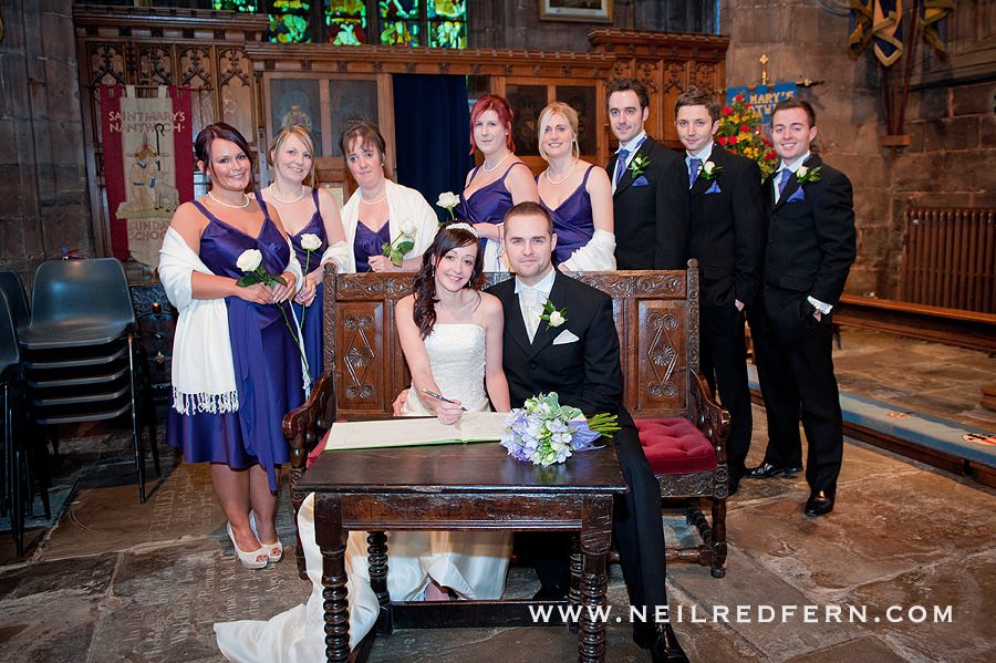 St Marys Church Nantwich wedding 11