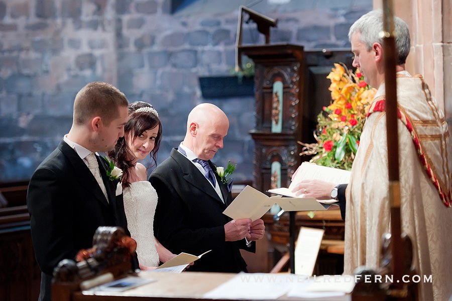 St Marys Church Nantwich wedding 12