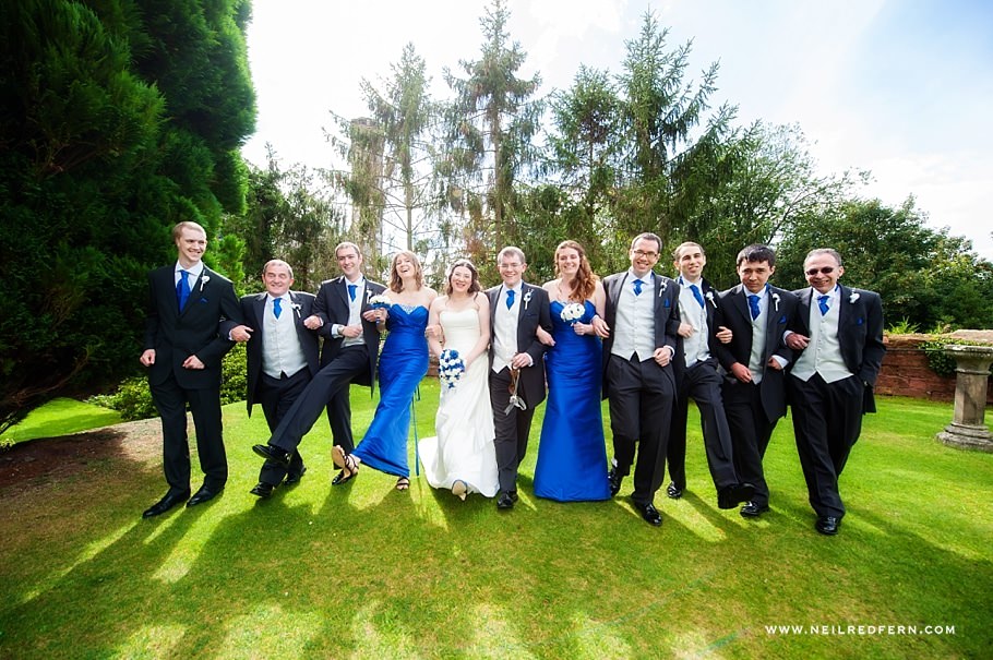 Bridal party wedding photograph Bridal party wedding photograph