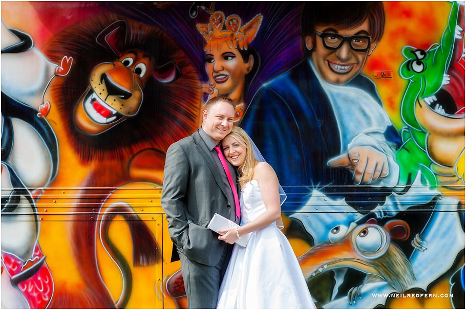 Fairground wedding photographs 02