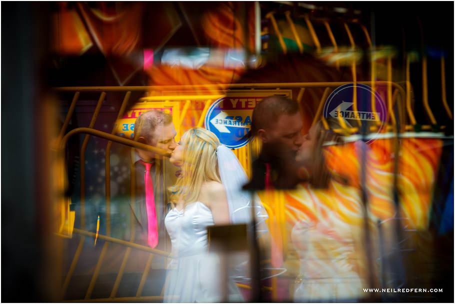 Fairground wedding photographs 03