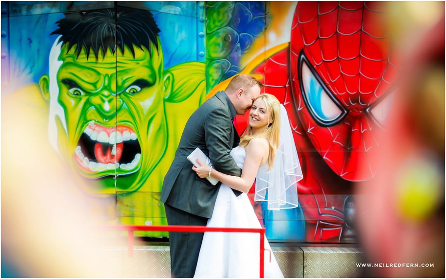 Fairground wedding photographs 07