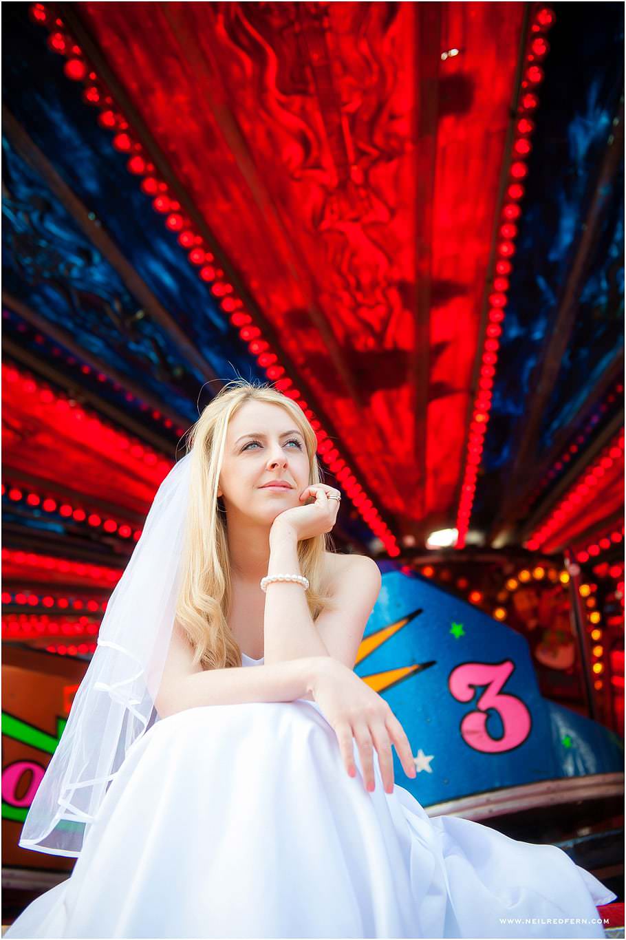 Fairground wedding photographs 08