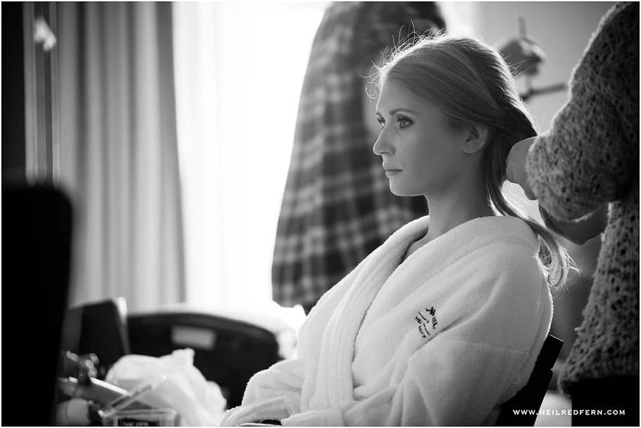 Hoghton Tower Wedding Photographs - Kim & John 2 Bride getting ready photographs 02