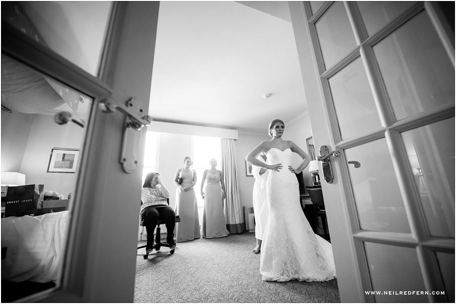 Hoghton Tower Wedding Photographs - Kim & John 7 Bride getting ready photographs 08