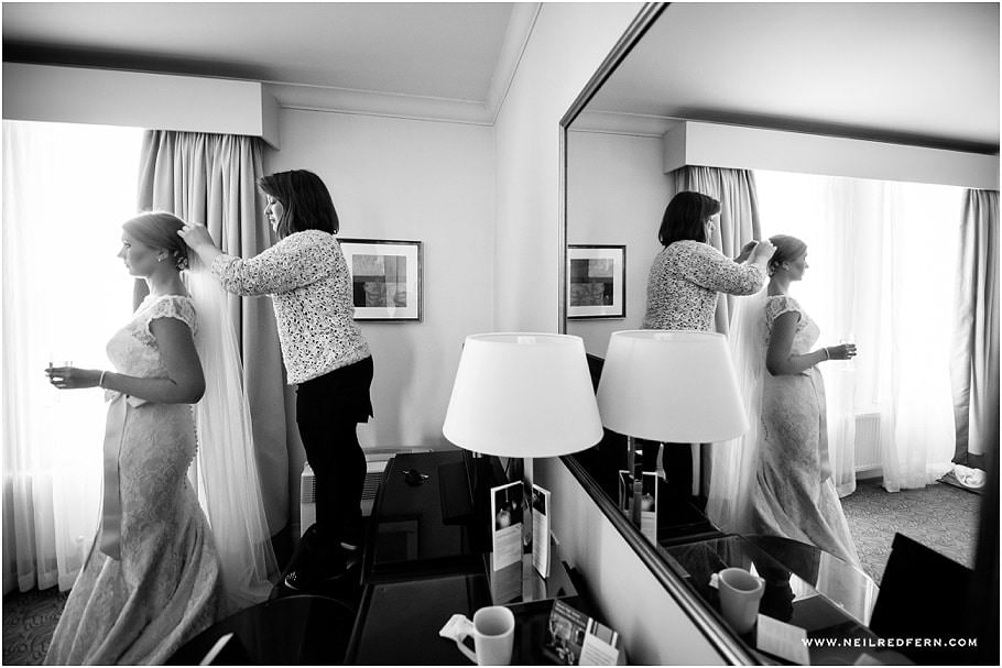 Hoghton Tower Wedding Photographs - Kim & John 10 Bride getting ready photographs 12