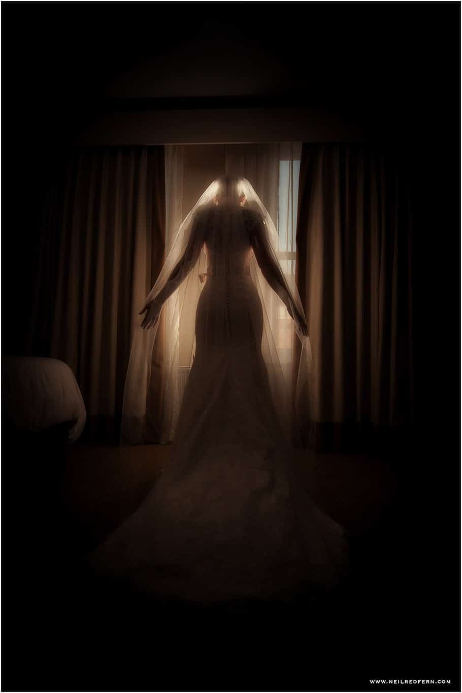 Hoghton Tower Wedding Photographs - Kim & John 13 Bride getting ready photographs 15