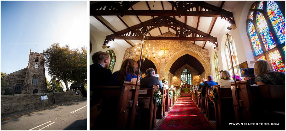 Hoghton Tower Wedding Photographs - Kim & John 14 St James Church Brindle wedding 01