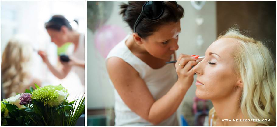 Bride getting ready before wedding 06