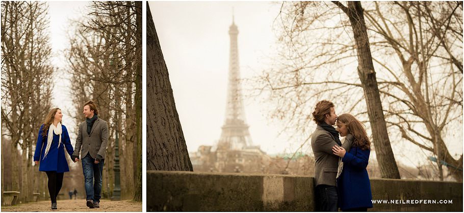 Engagement shoot in Paris 11