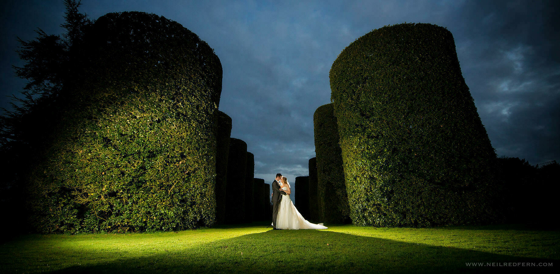 Arley Hall Wedding Photography - Jenny & Andy 1 Wedding photograph from Arley Hall in Cheshire