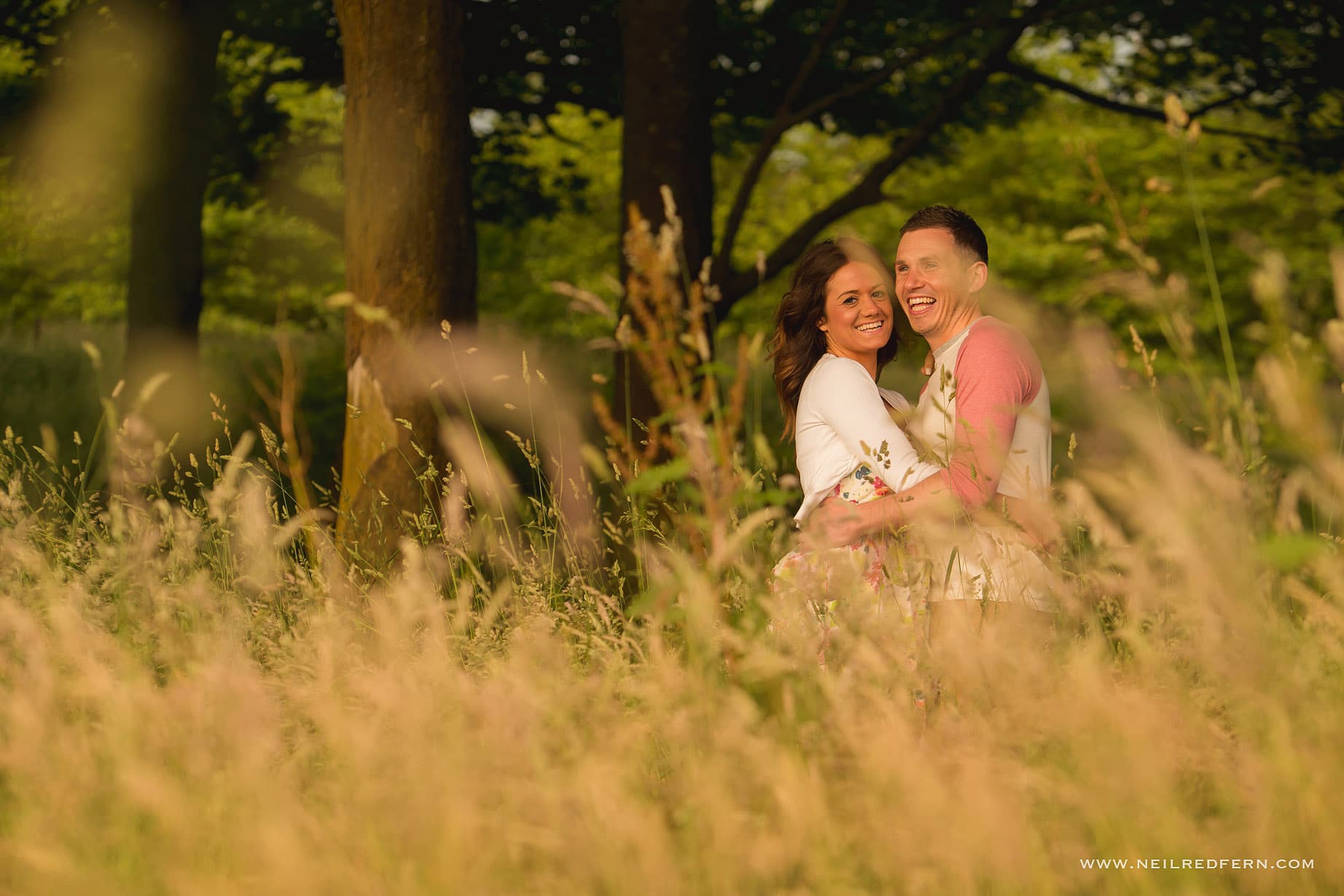 Rivington Hall Barn Engagement shoot 01