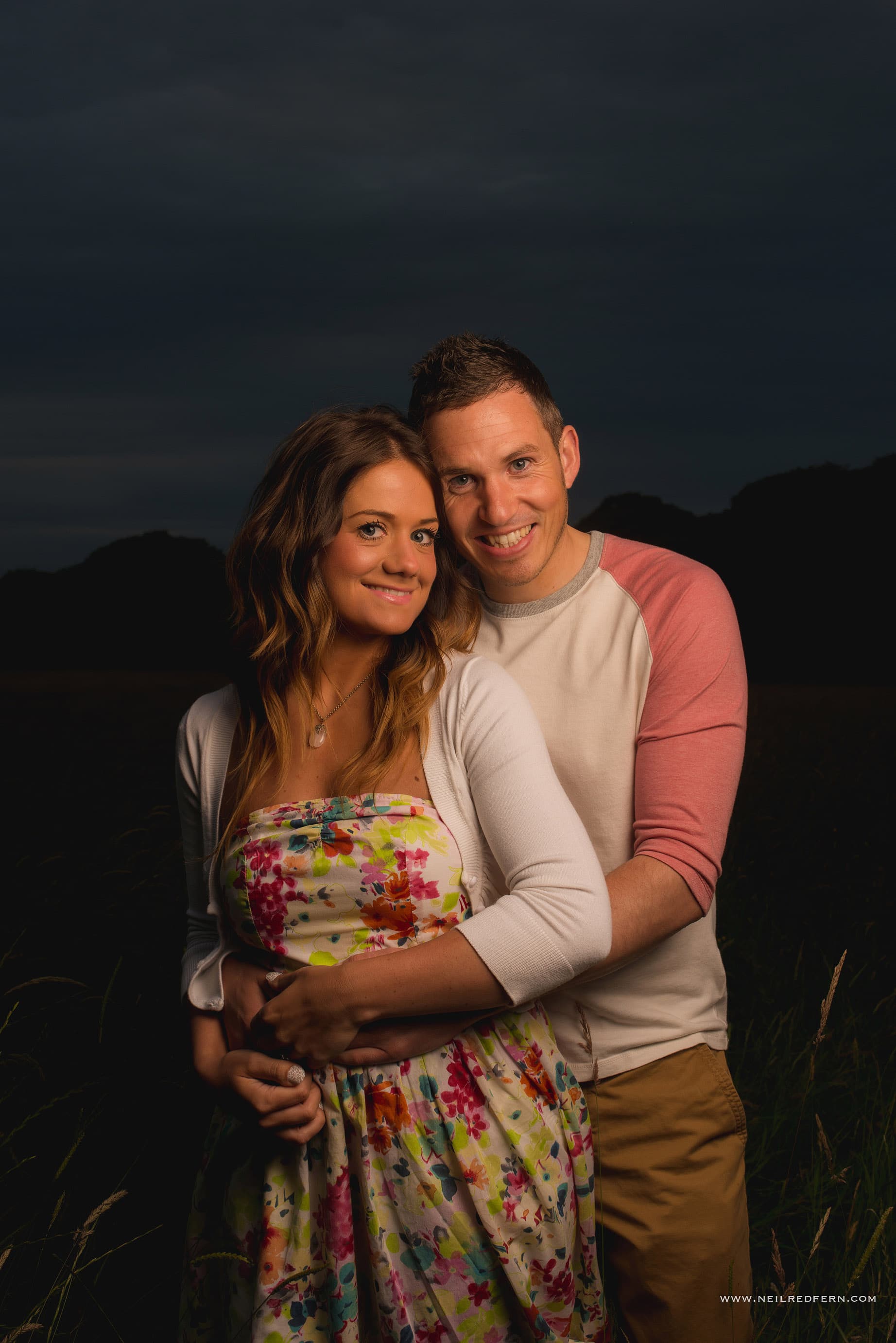 Rivington Hall Barn Engagement shoot 09