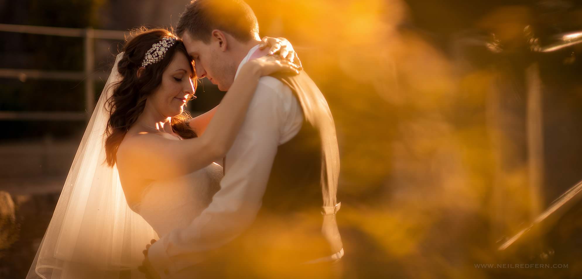 Wedding photograph taken at The Ashes in Staffordshire