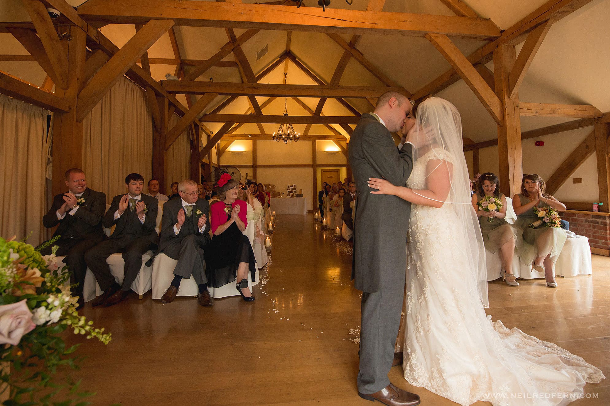 wedding photograph at Sandhole Oak Barn 29