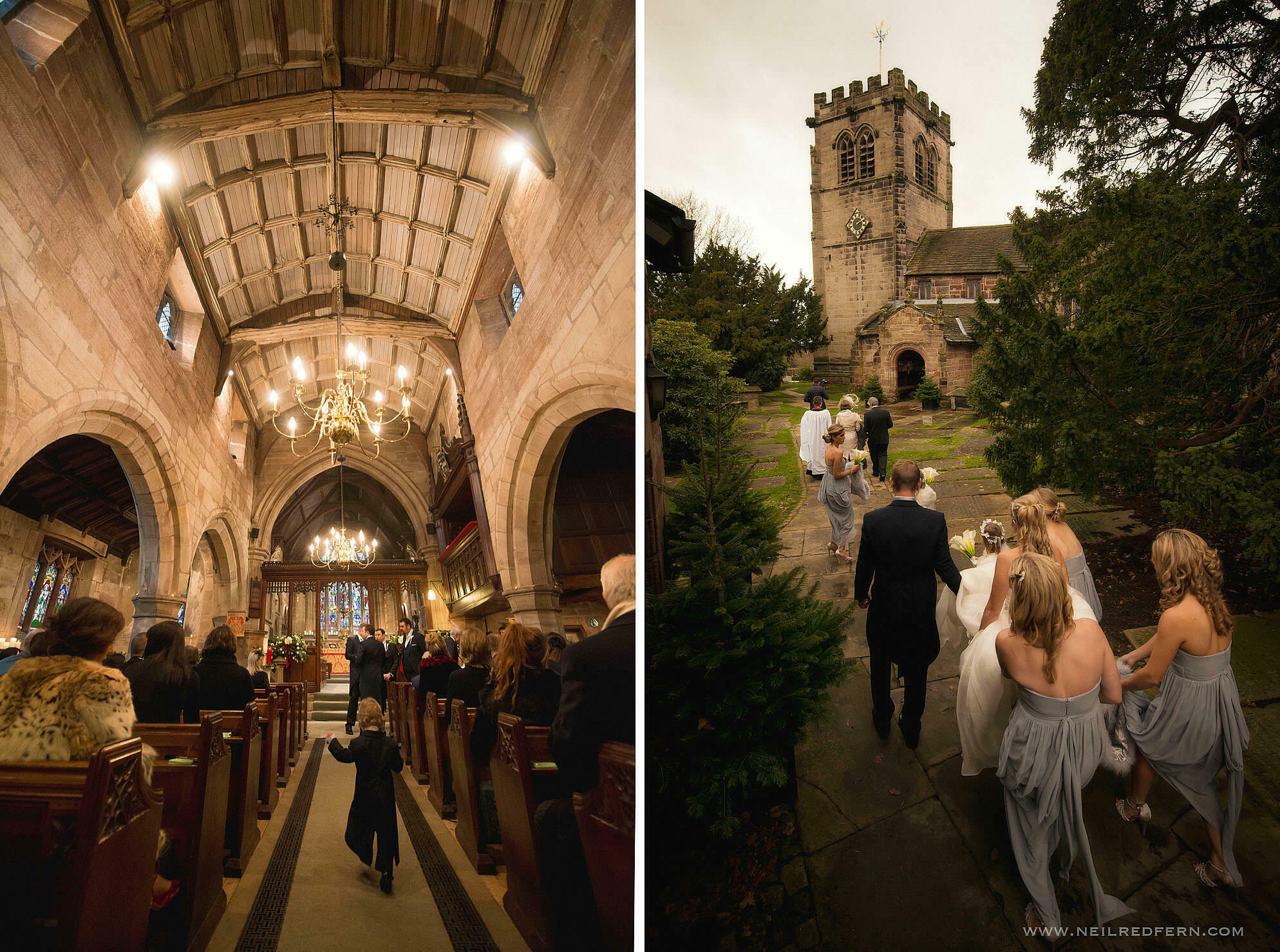 St Mary's Church Nether Alderley wedding 01