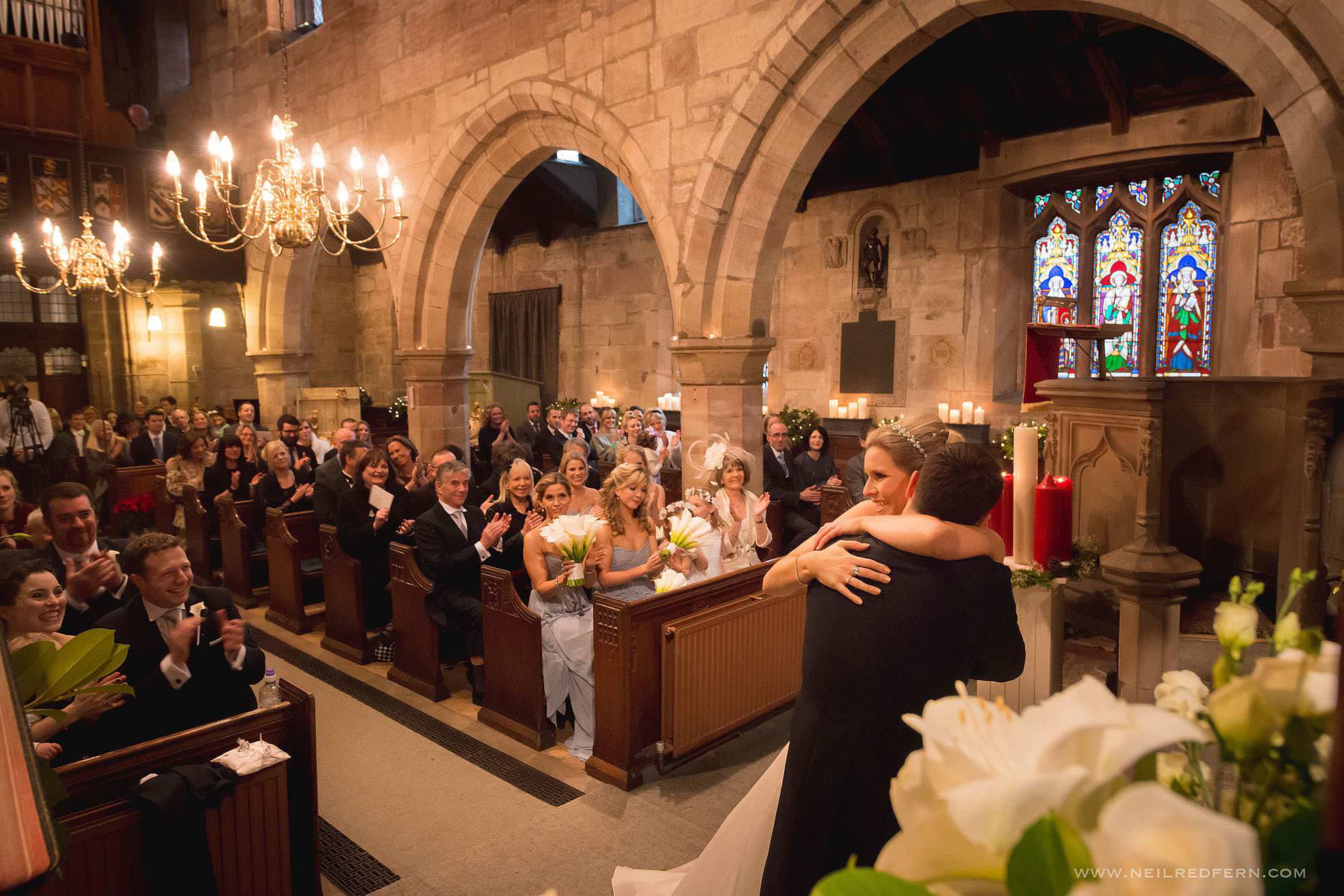 St Mary's Church Nether Alderley wedding 05