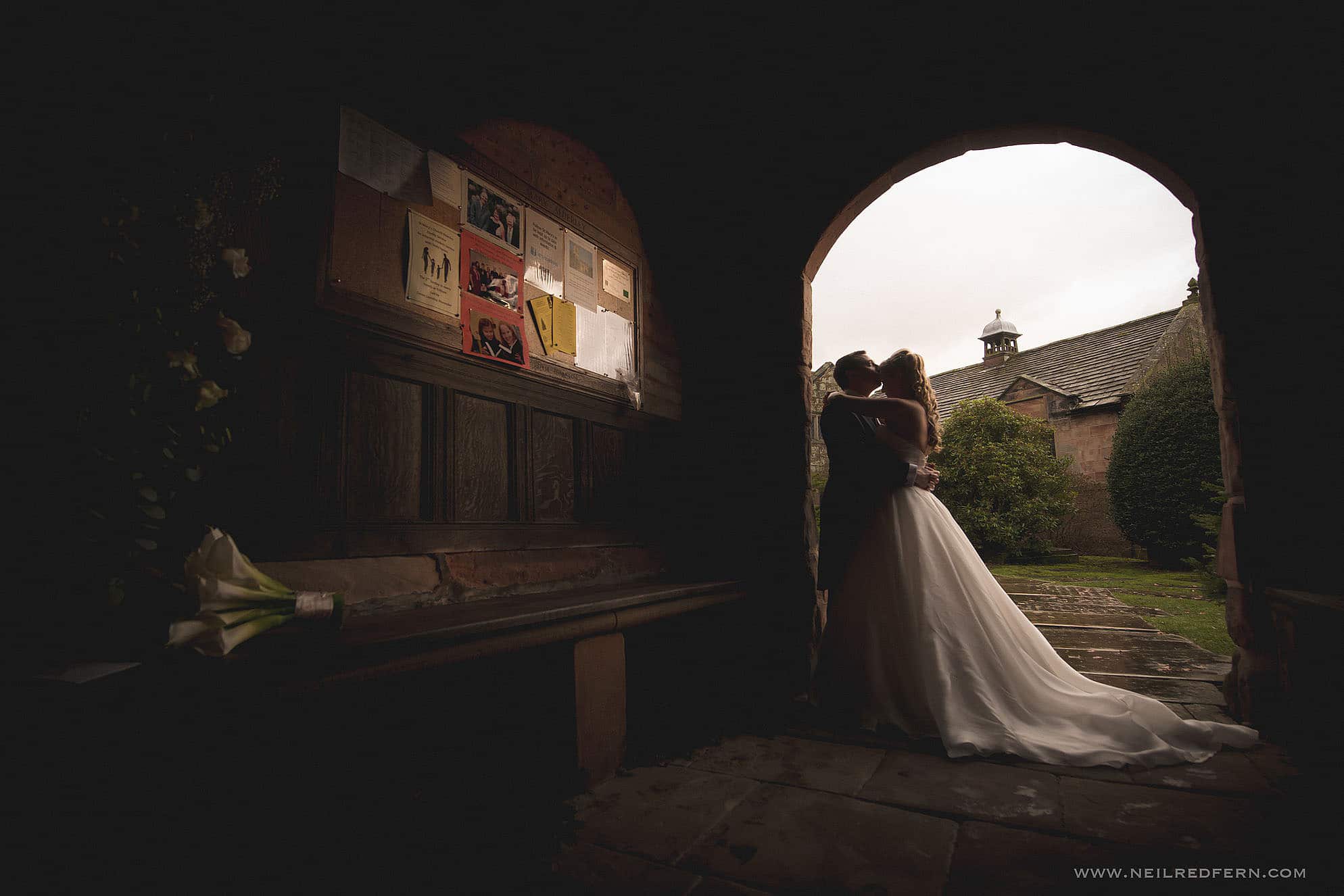 St Mary's Church Nether Alderley wedding 08
