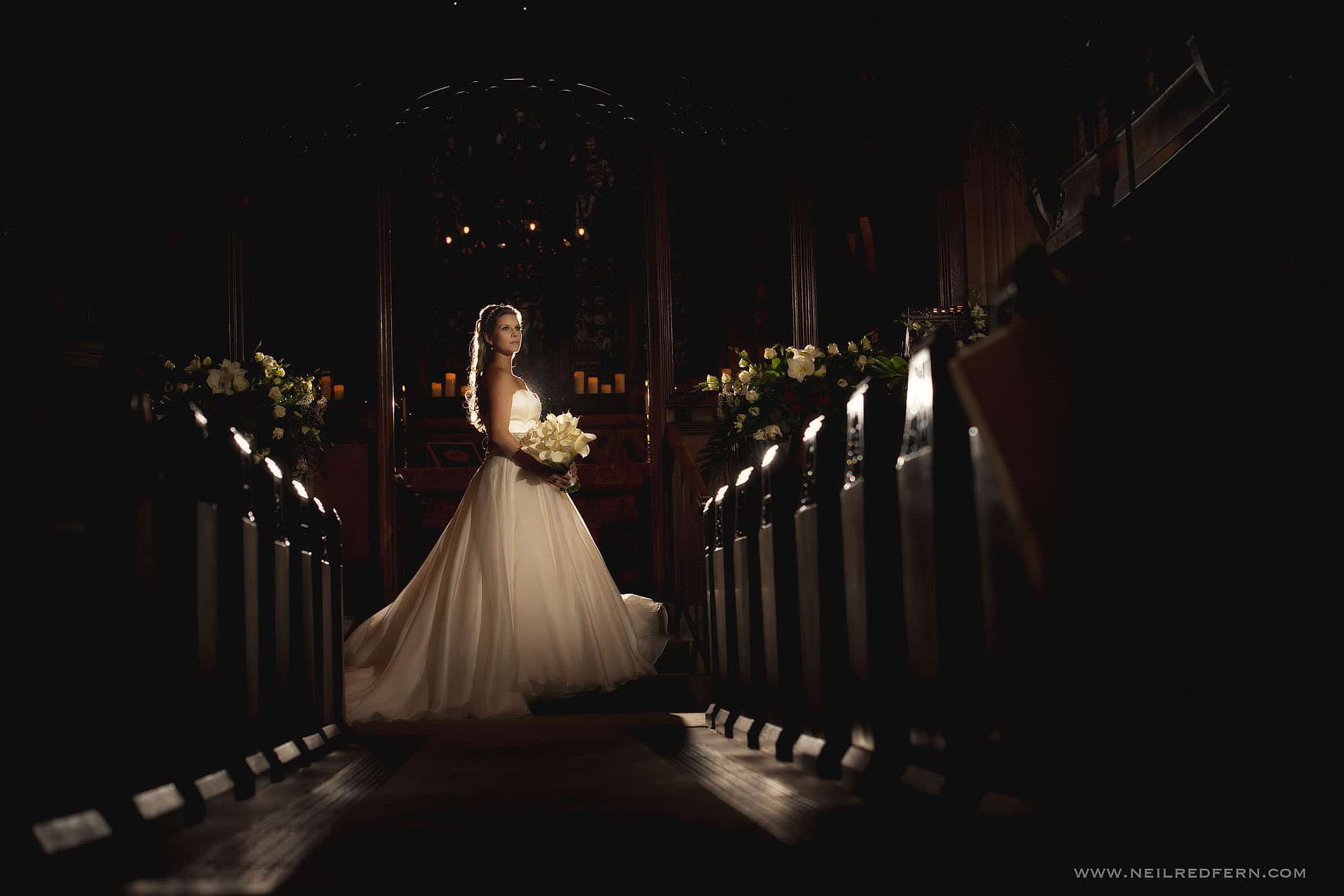 St Mary's Church Nether Alderley wedding 09