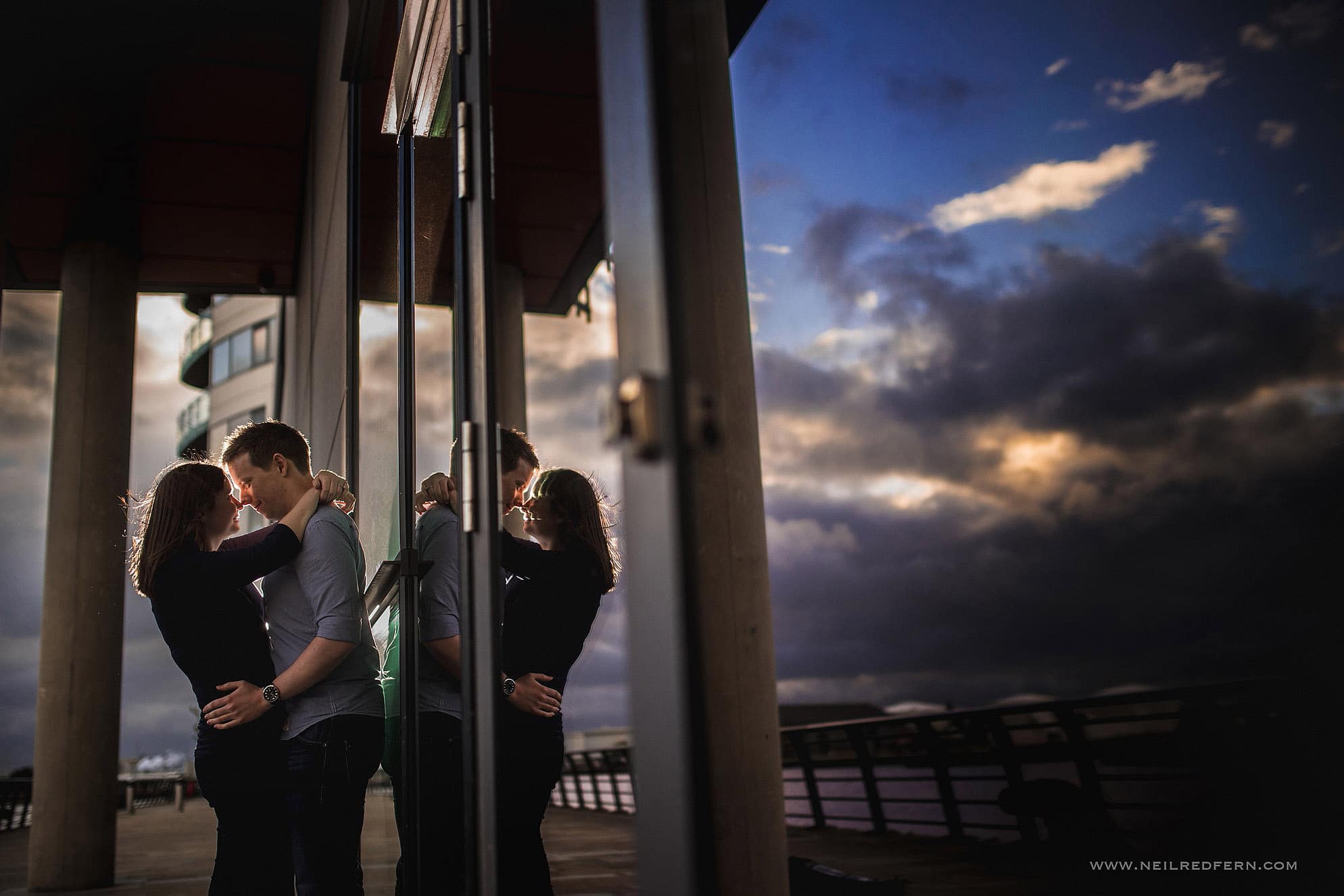 engagement shoot at salford quays 1