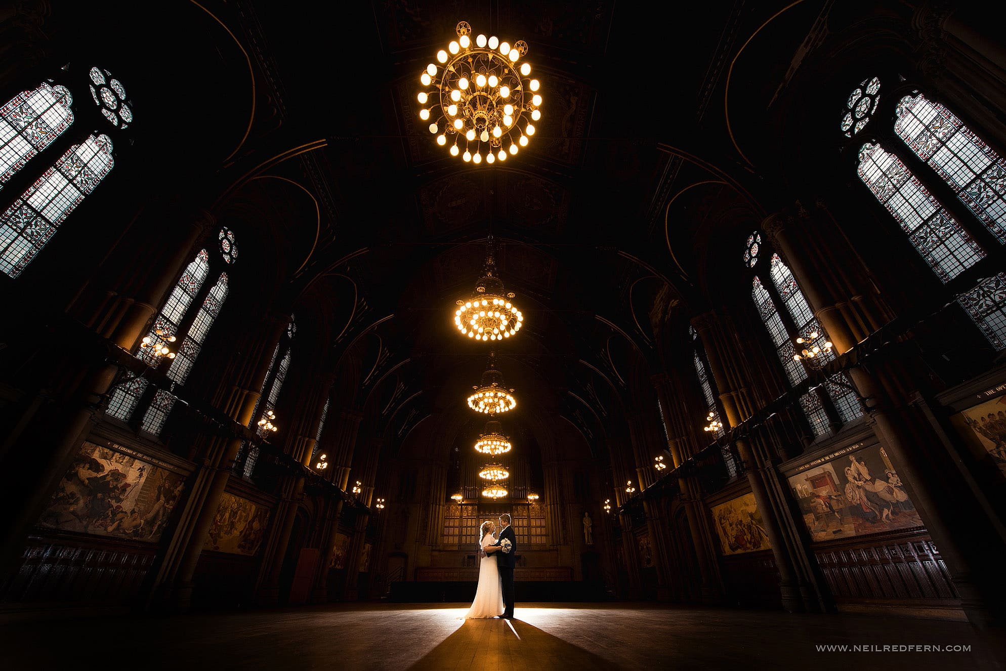 Manchester Town Hall wedding photographs 15