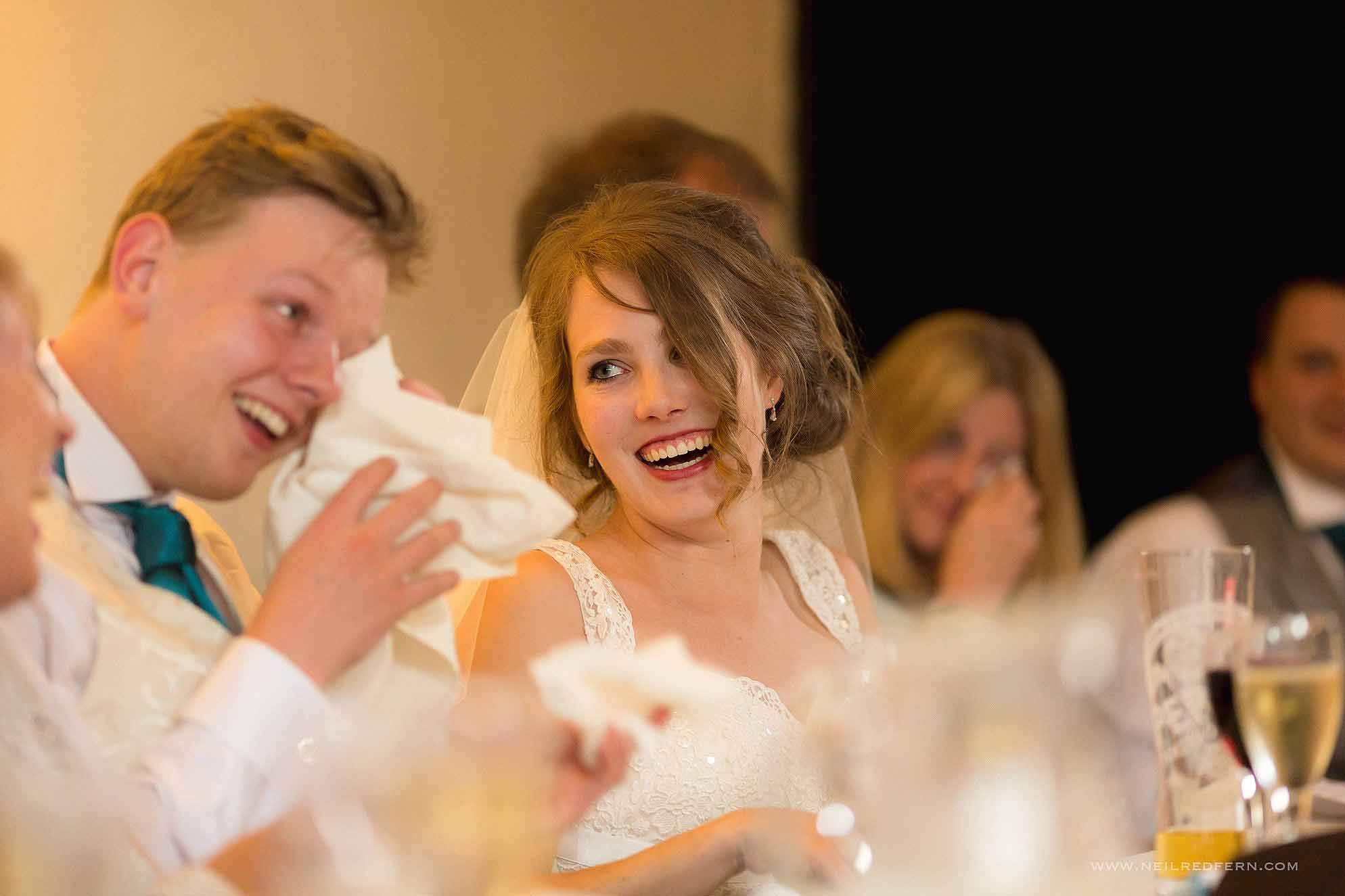 groom crying durning wedding speeches
