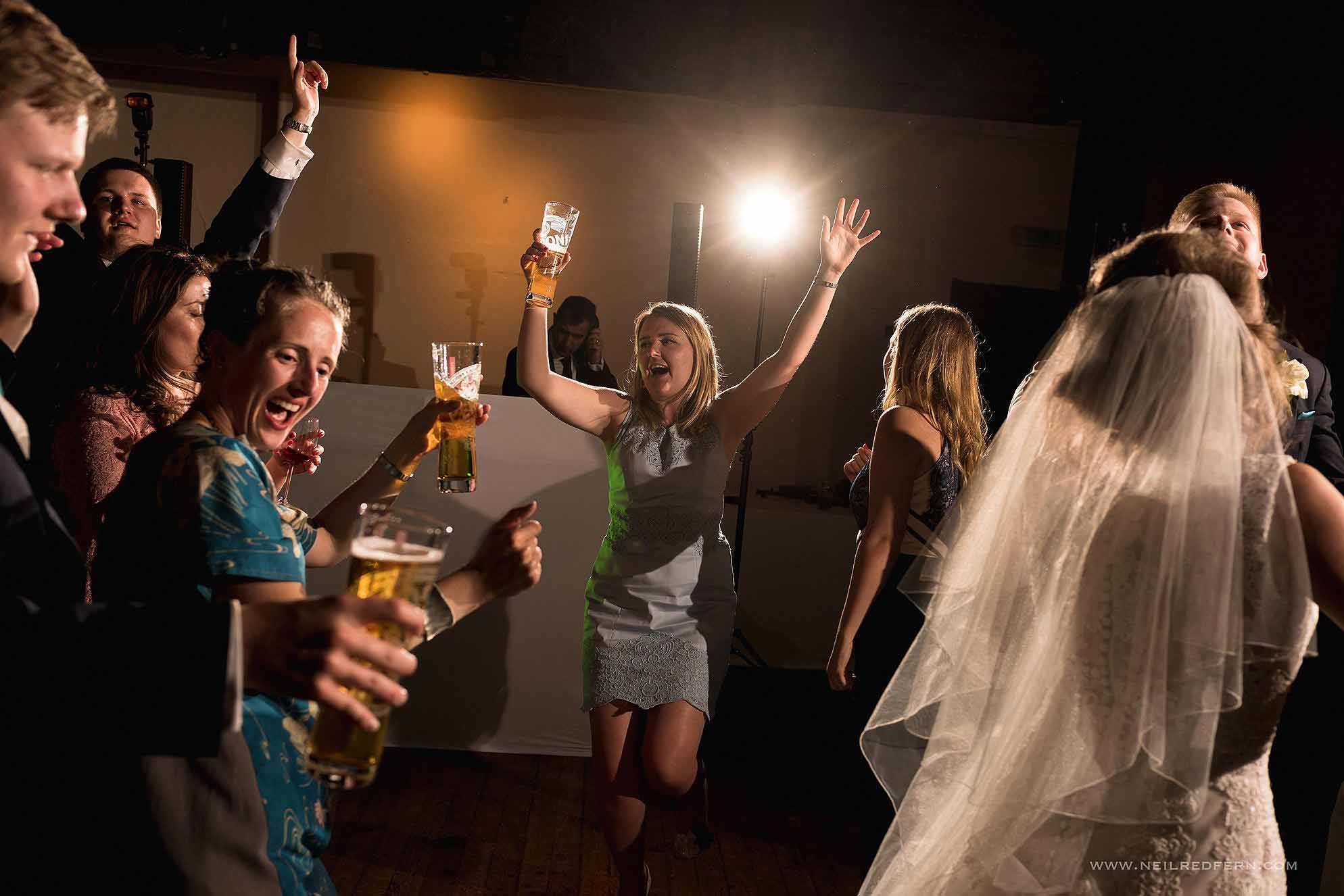 guests dancing at Samlesbury Hall