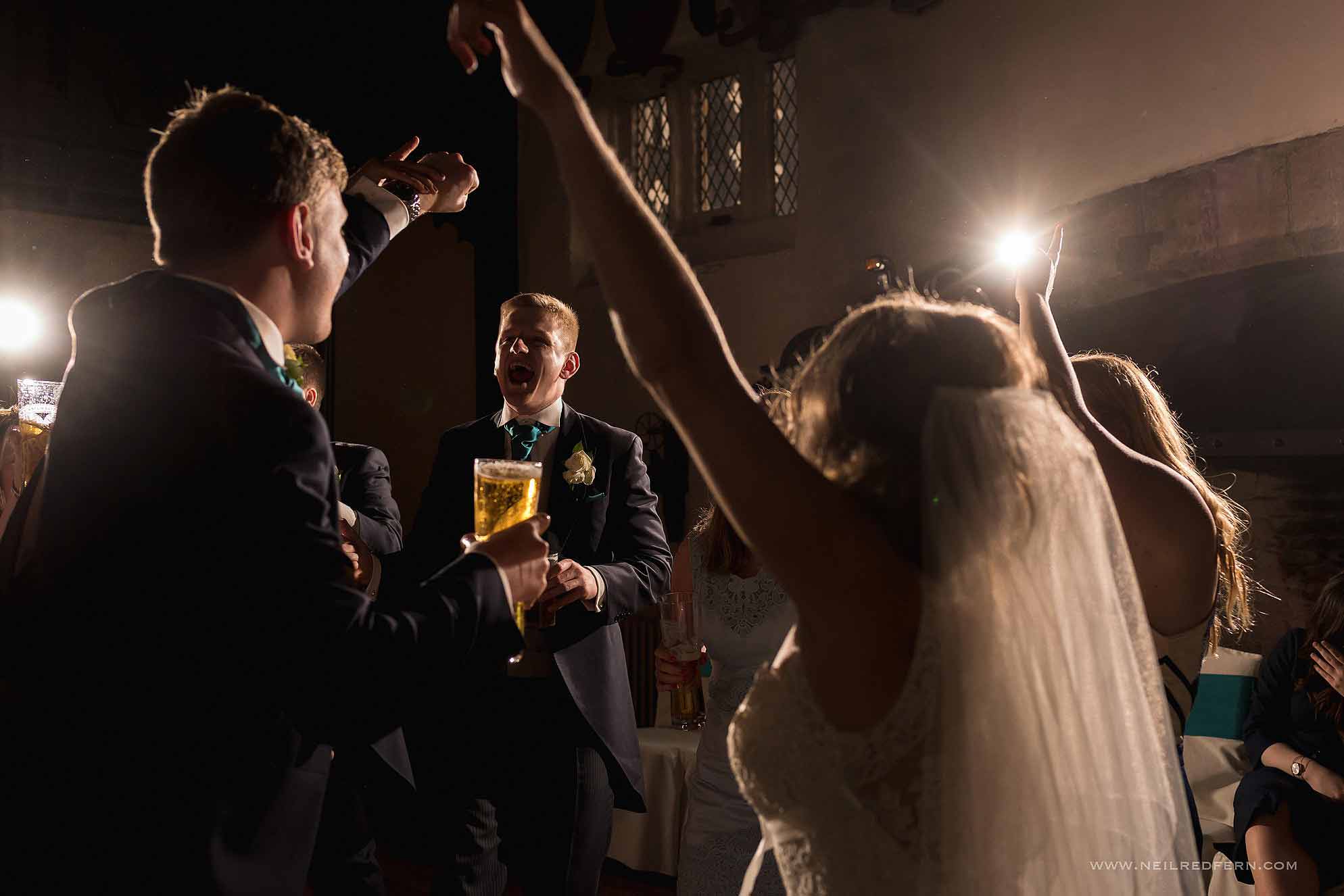 lots of dancing at Samlesbury Hall