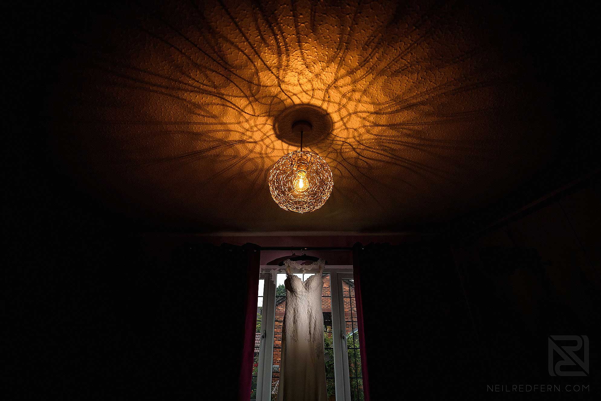 Abbeywood Estate wedding photography 2 creative photograph of wedding dress