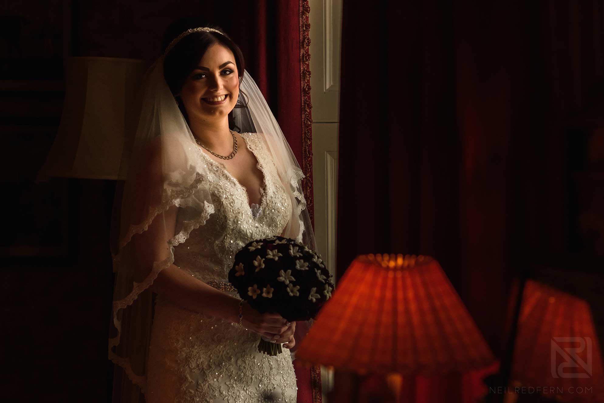 Knowsley Hall summer wedding 4 bride ready for wedding