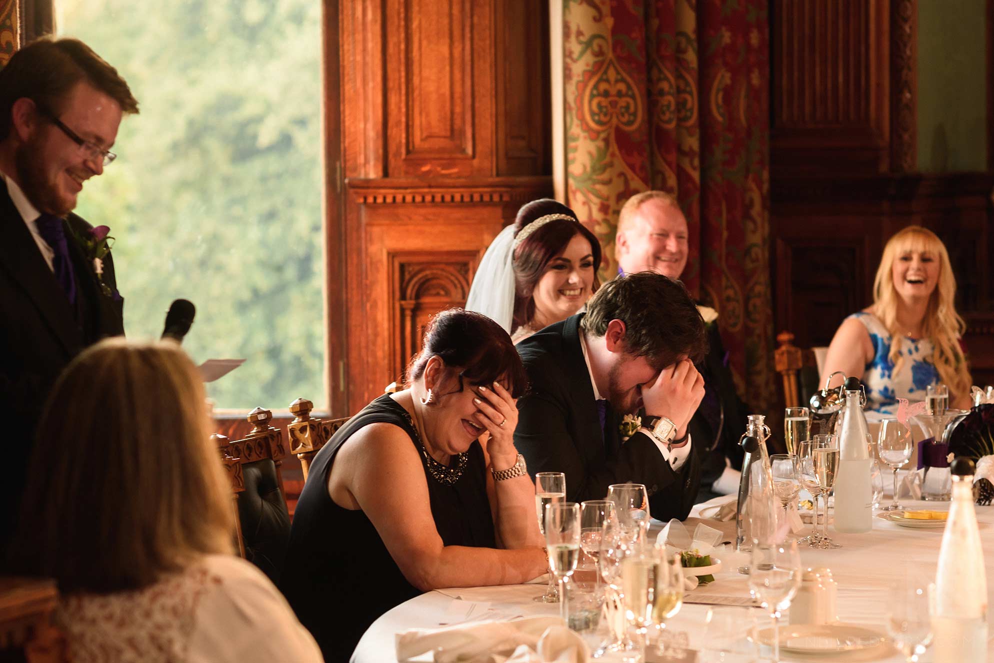 Knowsley Hall summer wedding 25 best man speech