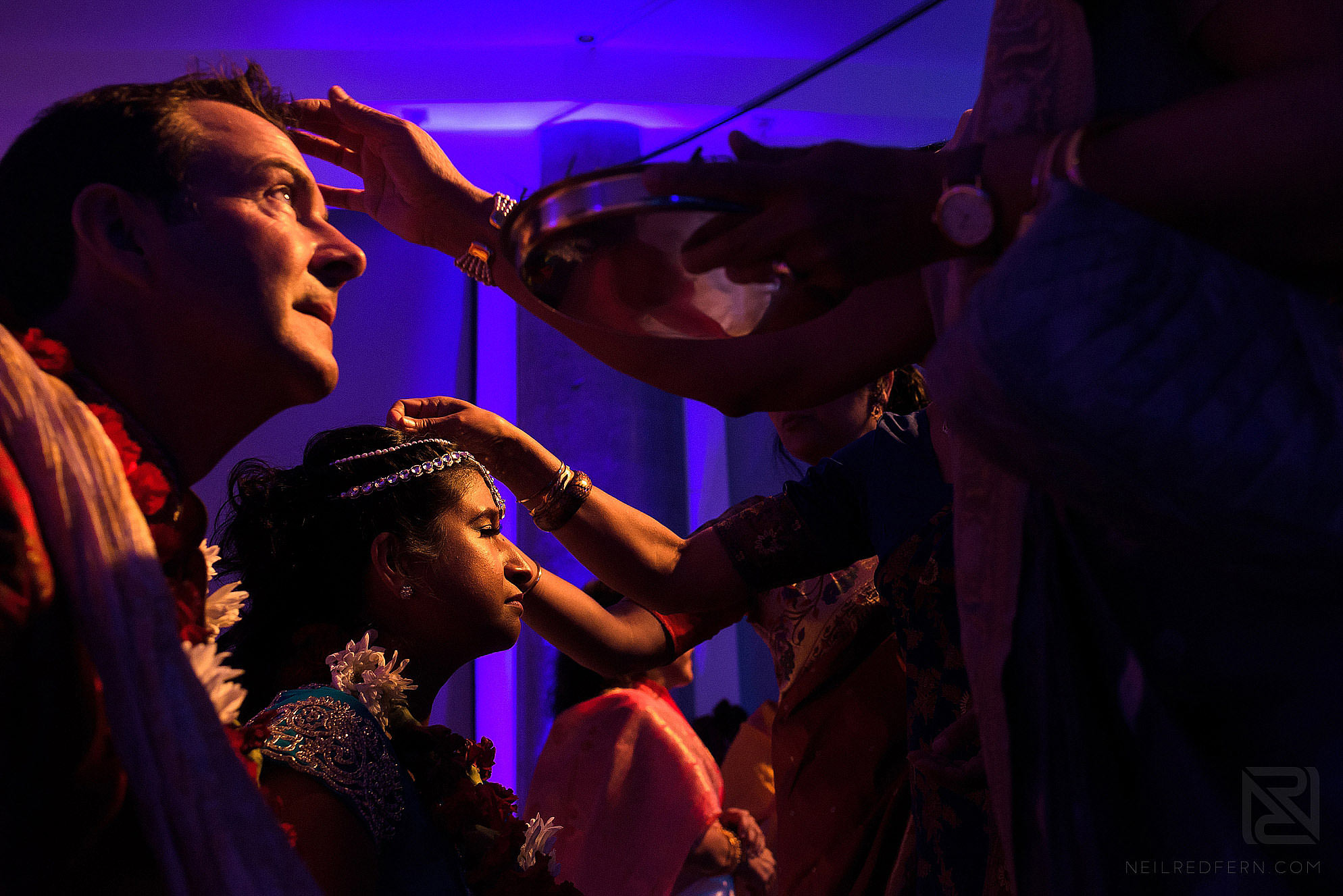 special moment during Hindu wedding ceremony