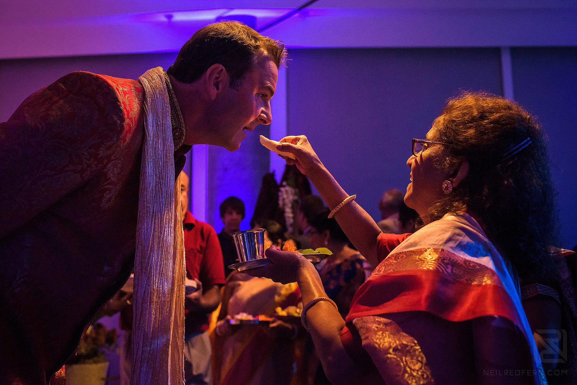traditional moment during Hindu wedding ceremony