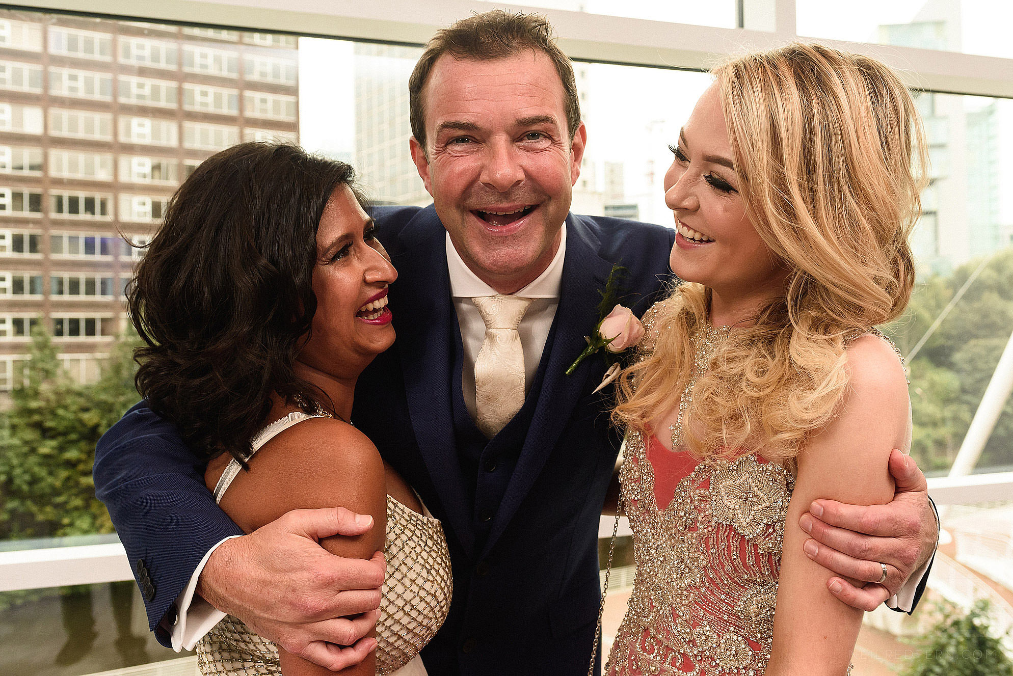 group photograph at The Lowry Hotel in Manchester
