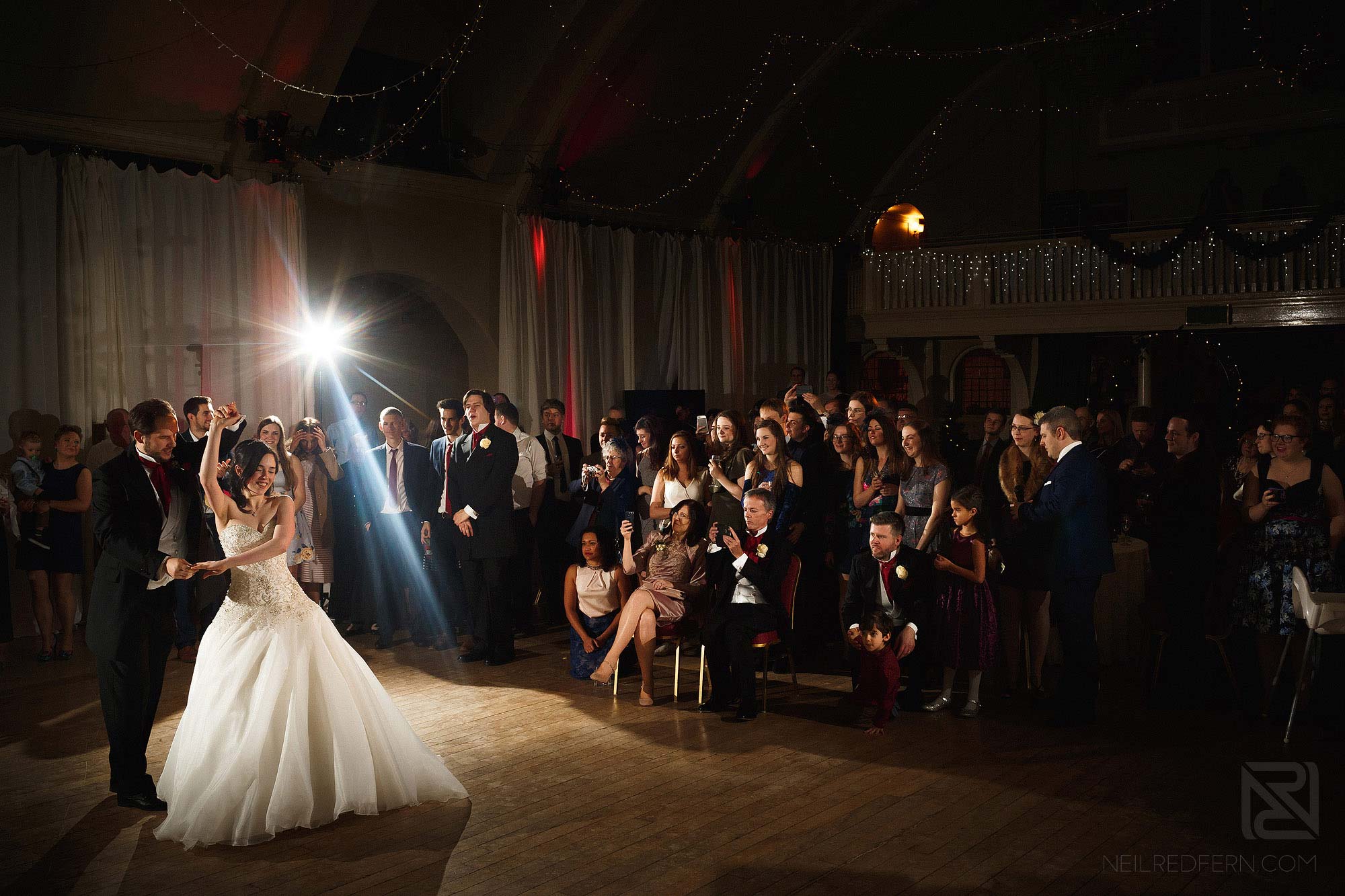 wedding first dance at The Bowdon Rooms
