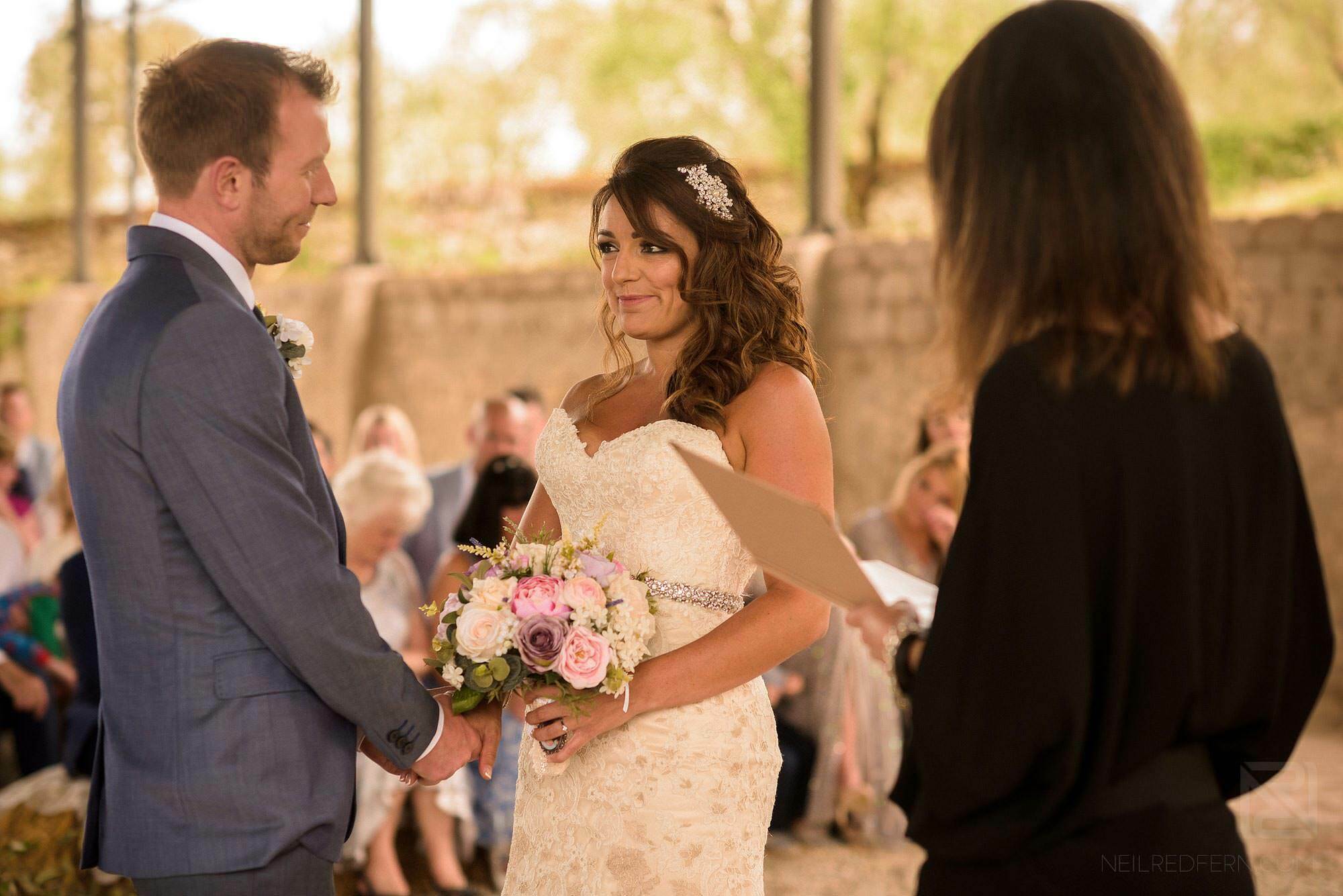 wedding ceremony in Montestigliano
