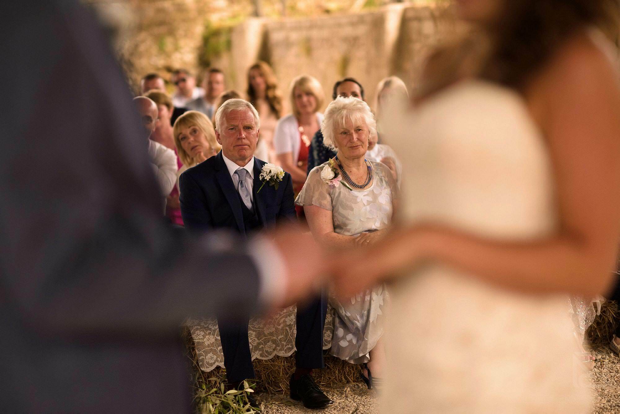 wedding ceremony in Tuscany