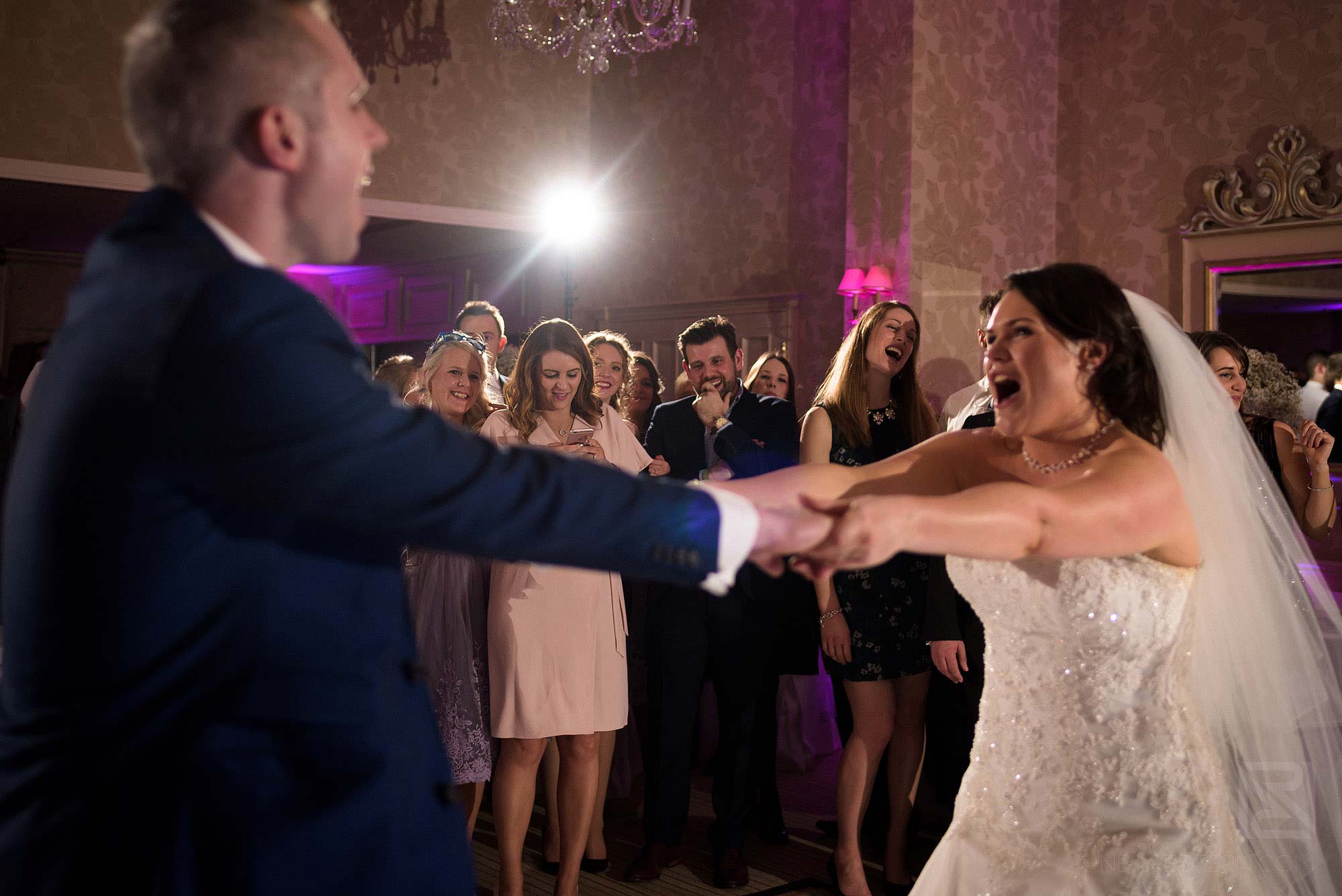 first dance at Rowton Hall wedding