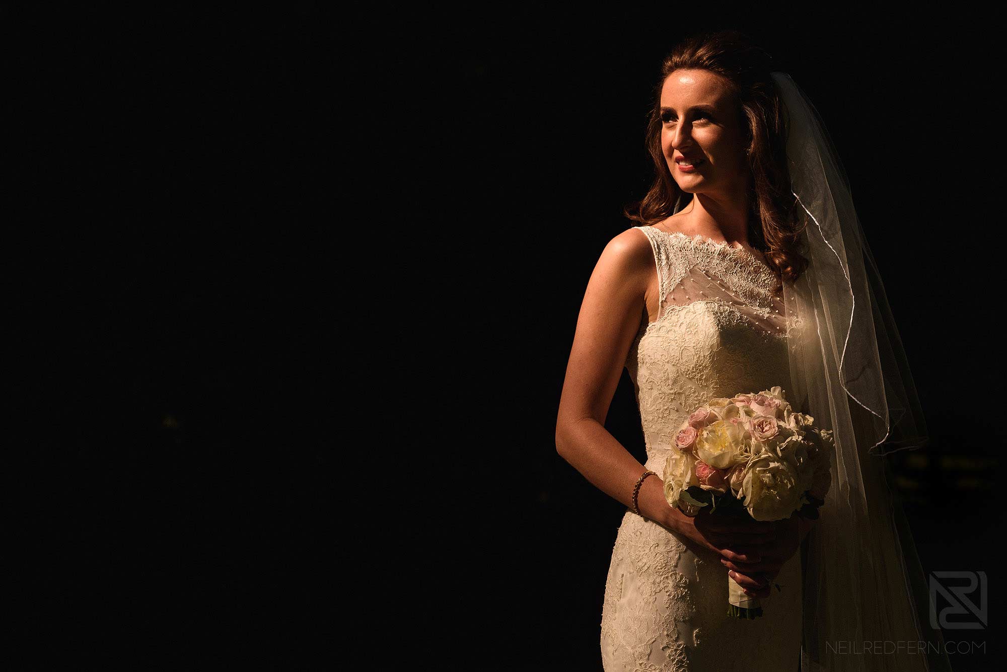 portrait photograph of bride in nice light