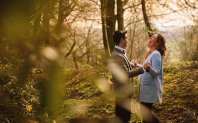 Eaves Hall engagement shoot – Francesca & Prashant