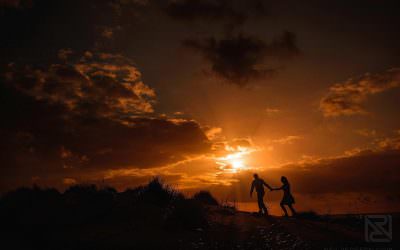 Formby beach portrait shoot – Yioda & Matt