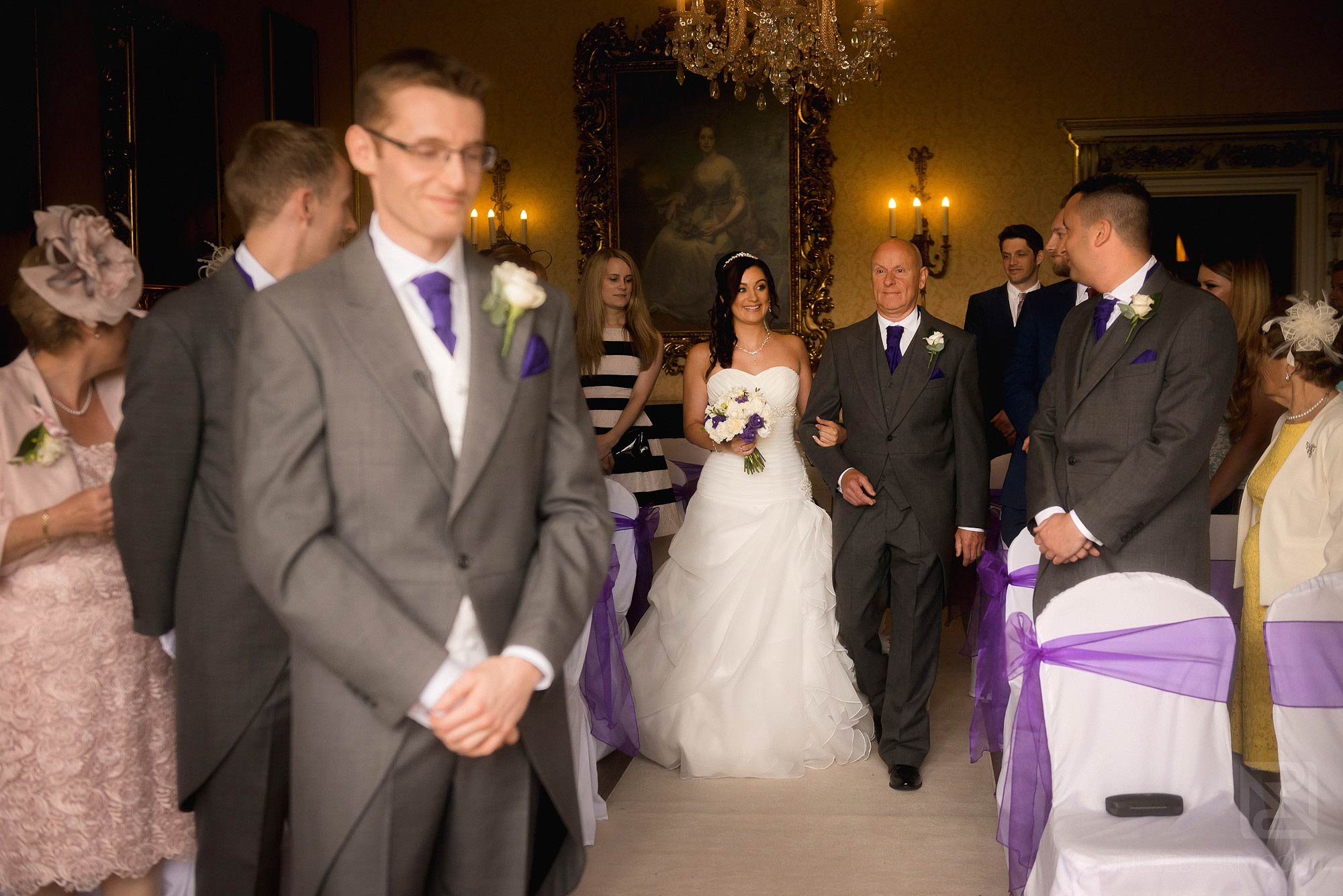bride walking down the aisle