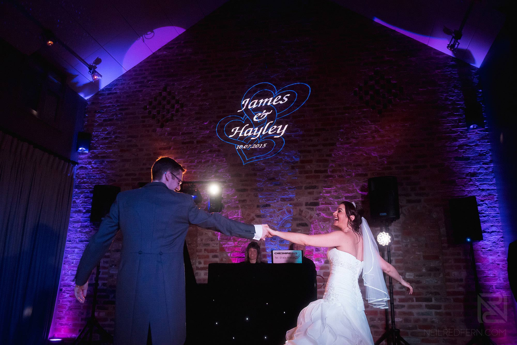wedding first dance at Arley Hall