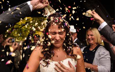 Autumn wedding at Knowsley Hall