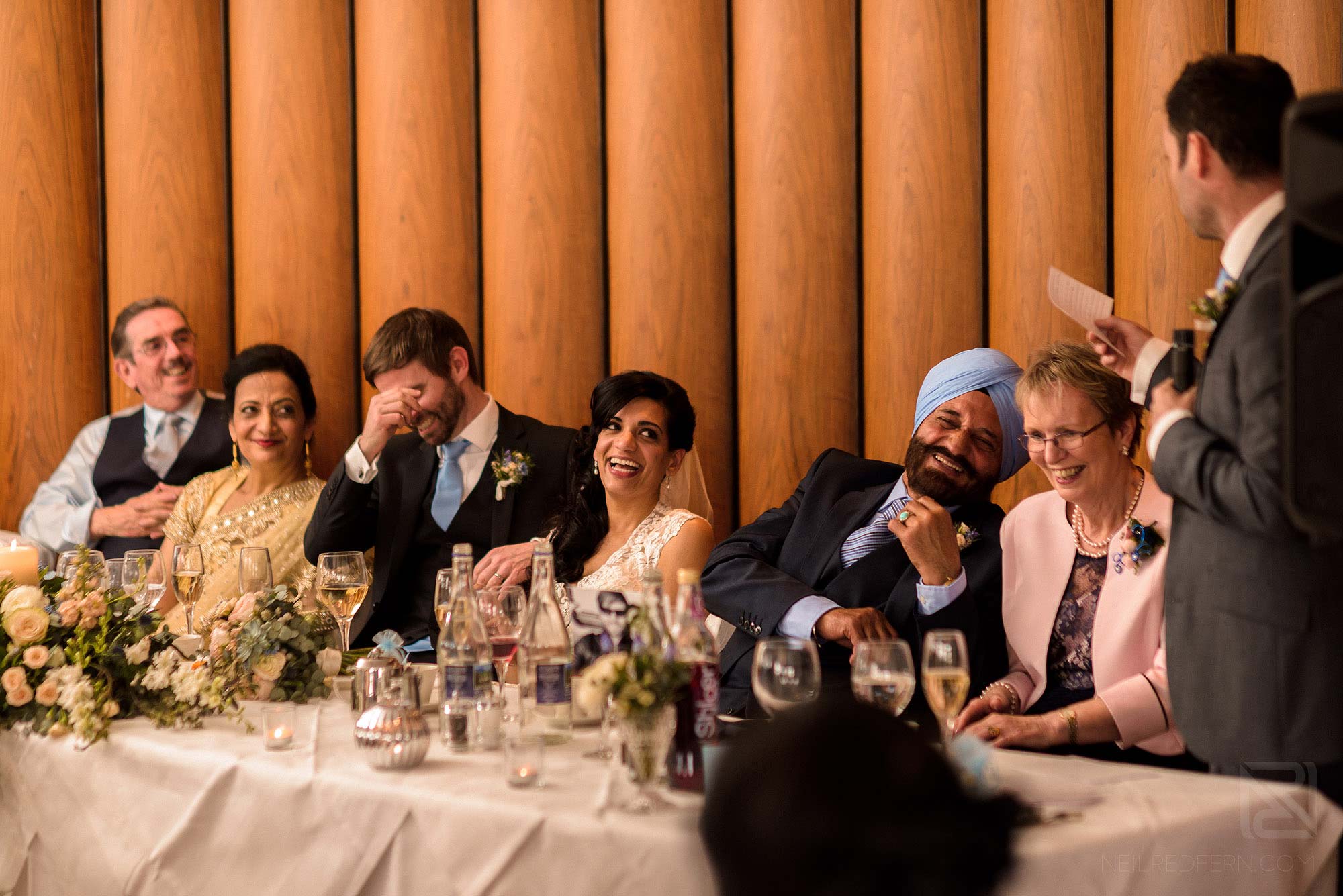 best man giving wedding speech