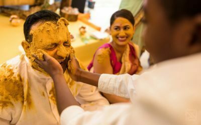 Haldi ceremony photography – Indian wedding