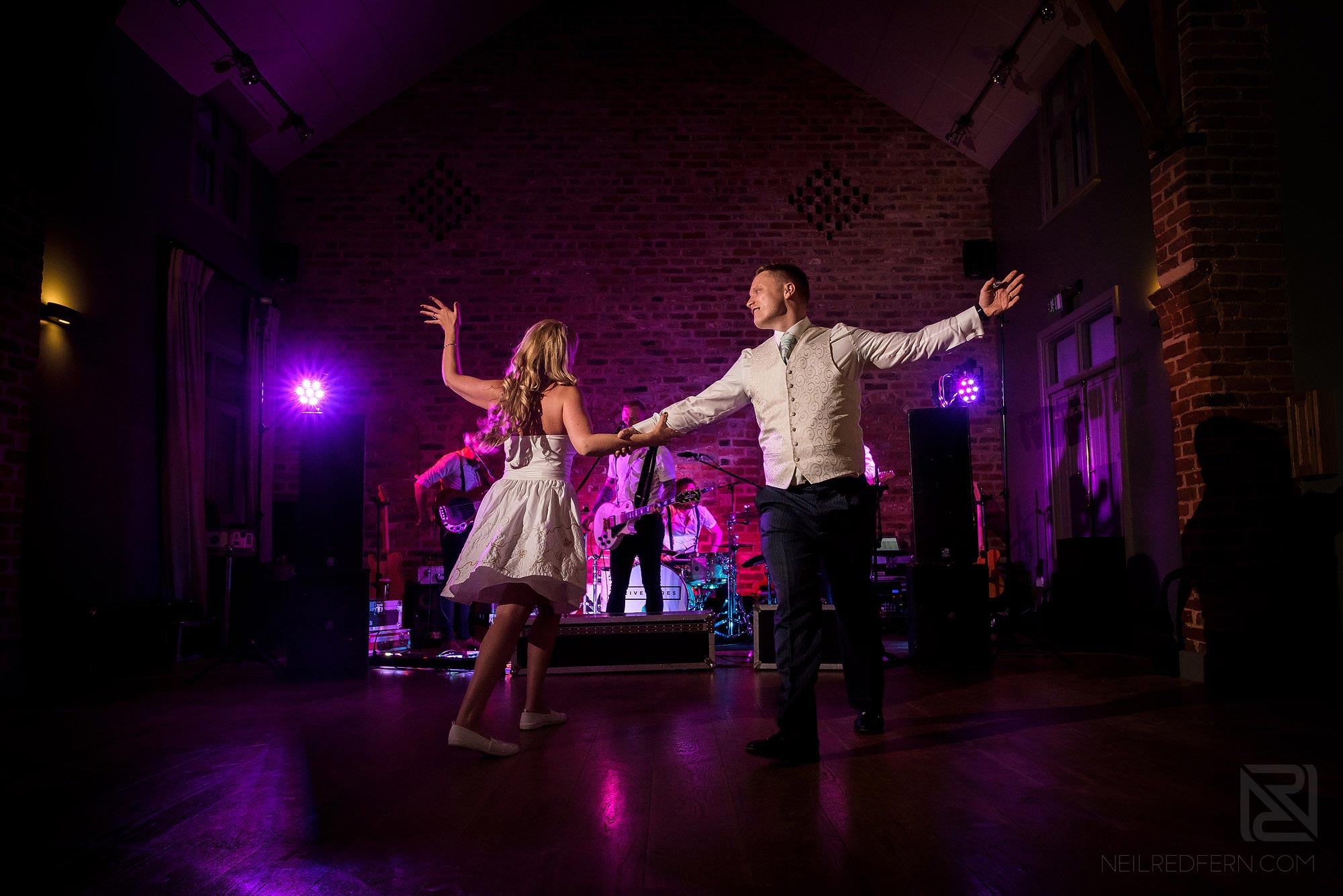 bride and groom first dance at Arley Hall