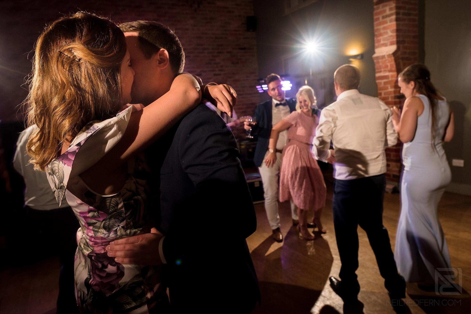 Summer wedding at Arley Hall 46 packed dance floor at Arley Hall wedding