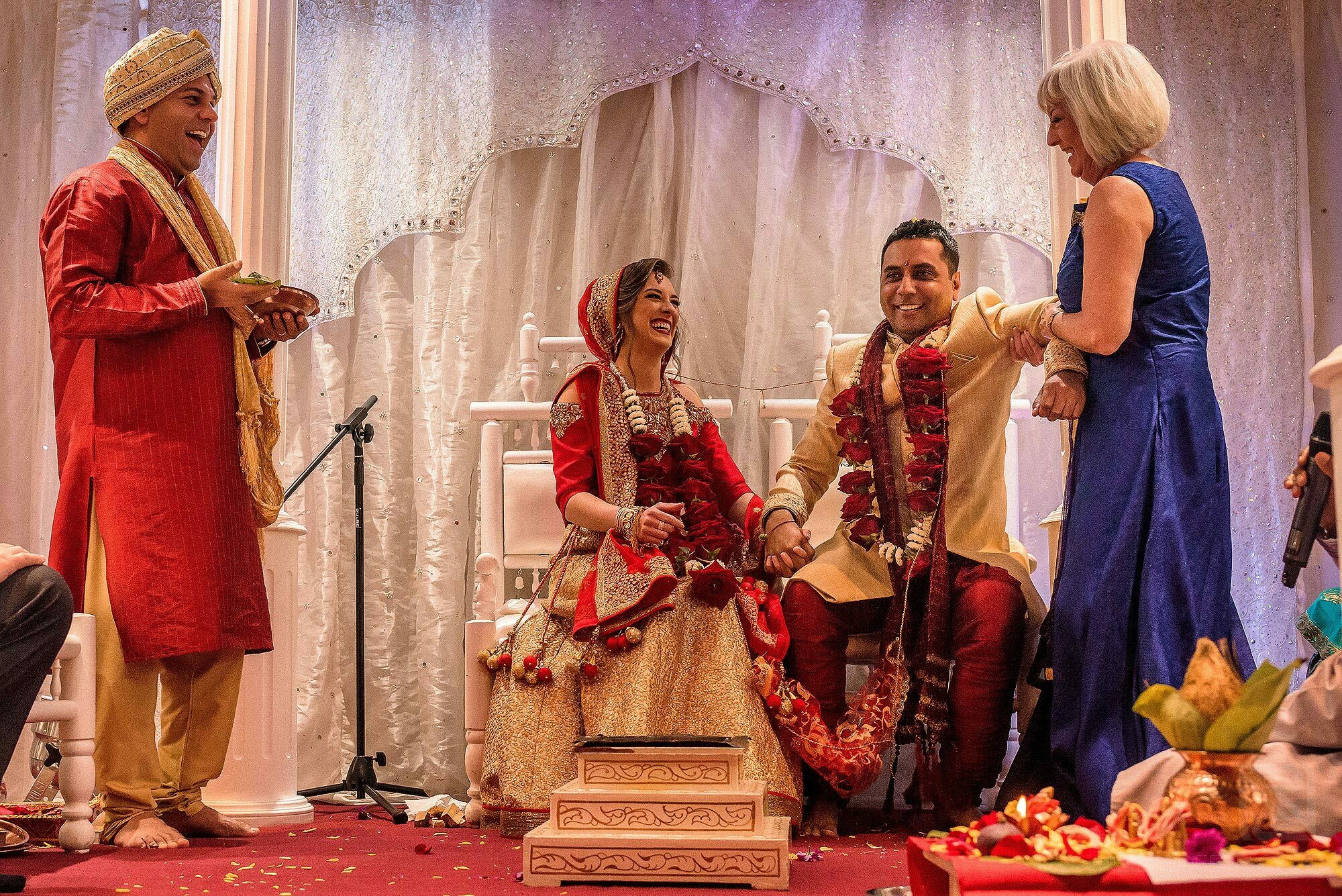 funny moment during Indian wedding ceremony