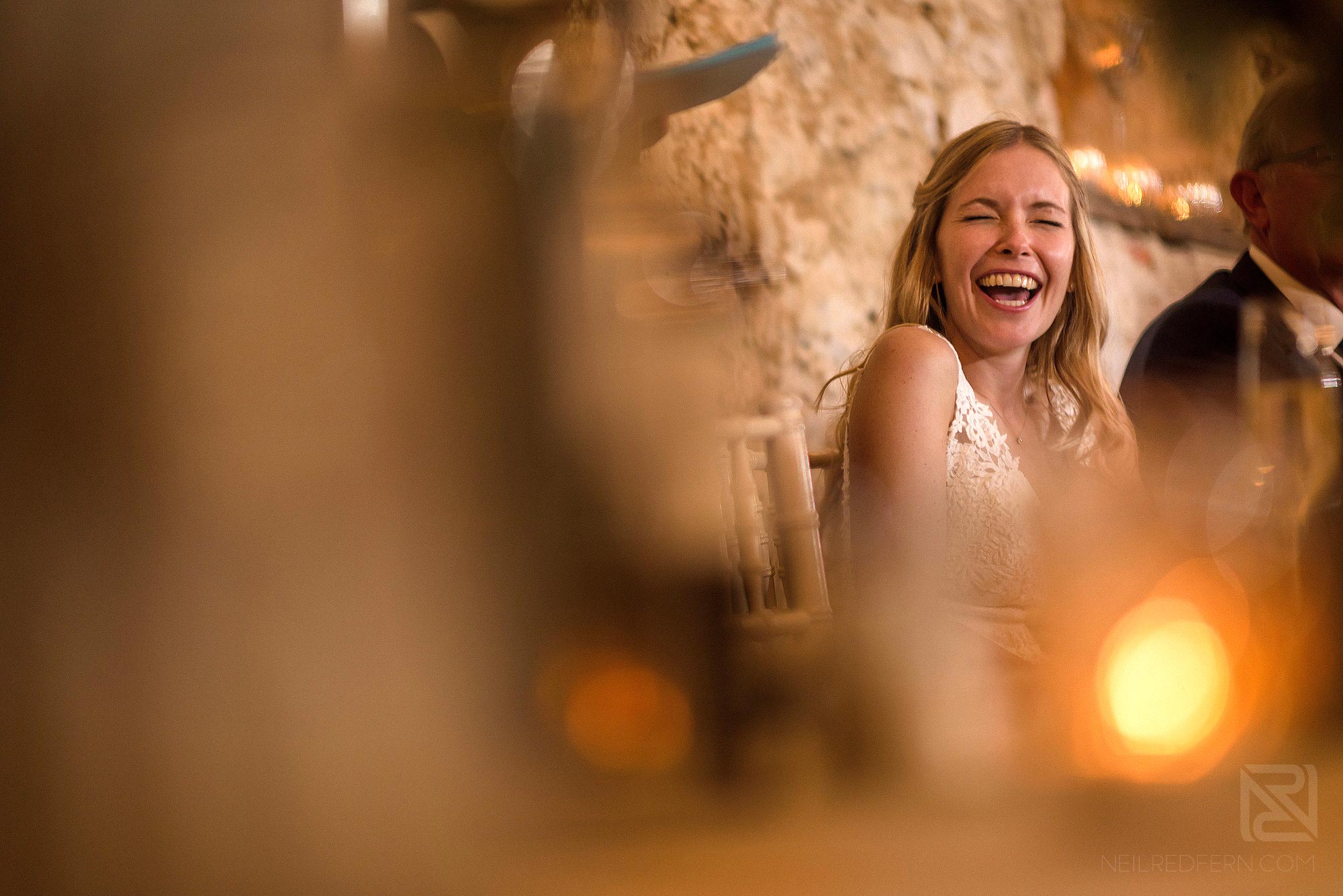 laughter during wedding breakfast